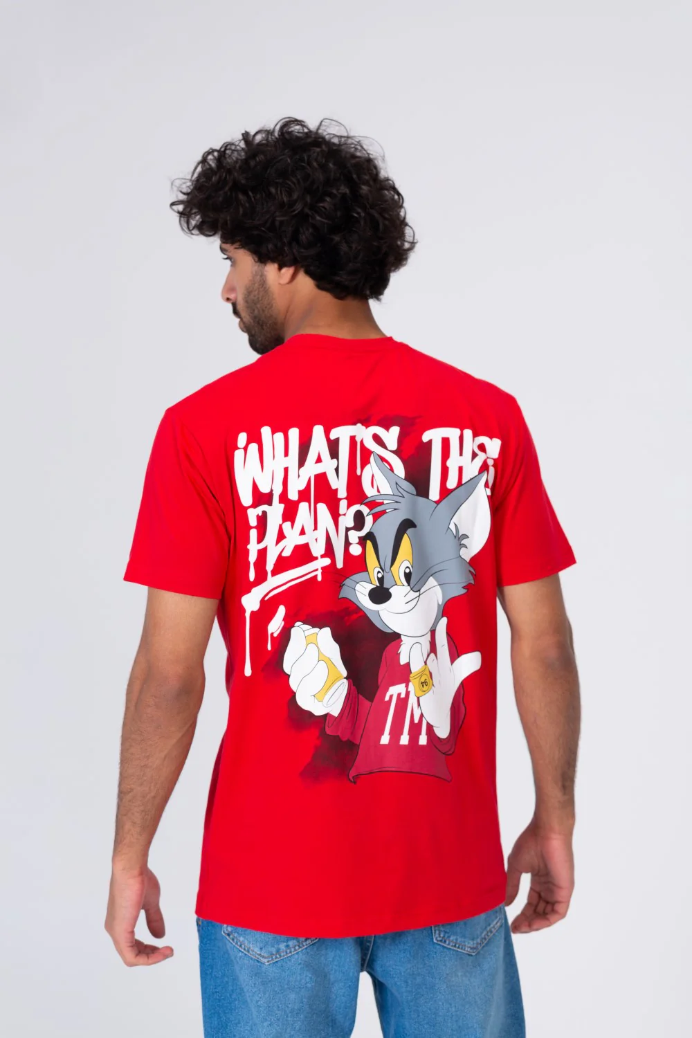 Mens Printed Half Sleeve T-shirt Made Of Cotton Material - Image 2