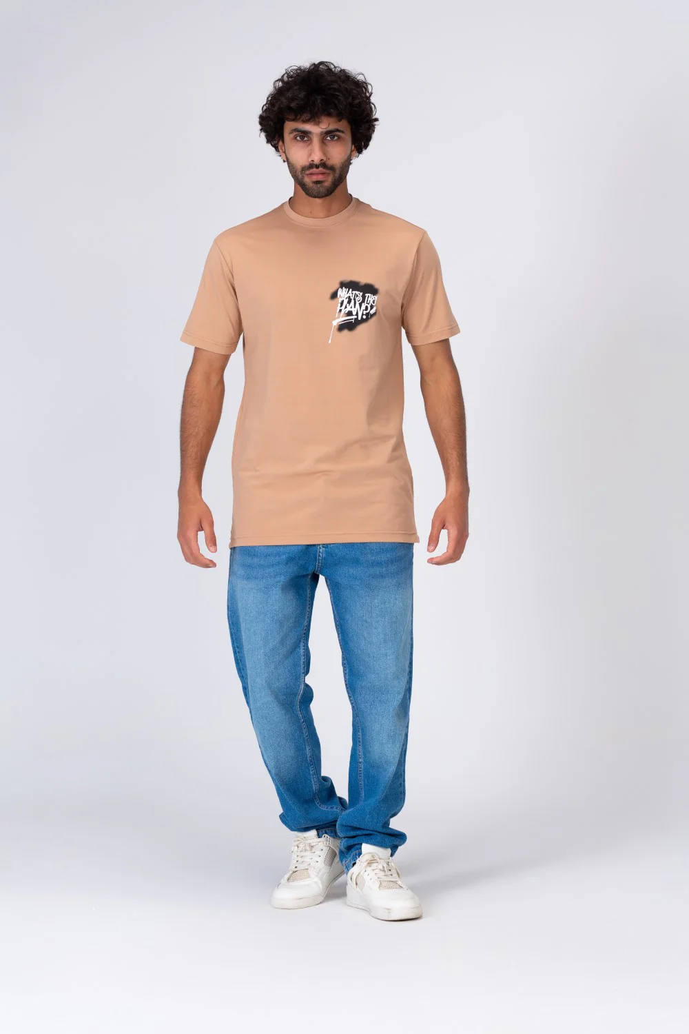Mens Printed Half Sleeve T-shirt Made Of Cotton Material - Image 4