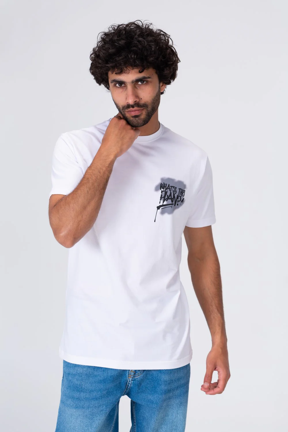 Mens Printed Half Sleeve T-shirt Made Of Cotton Material - Image 9
