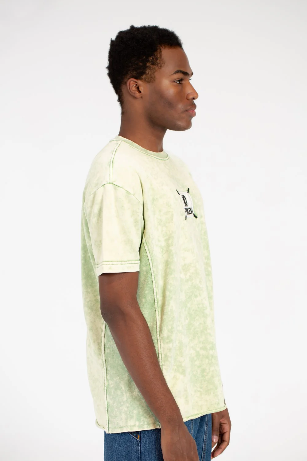 Men's Printed Half Sleeve Washed T-Shirt - Image 11