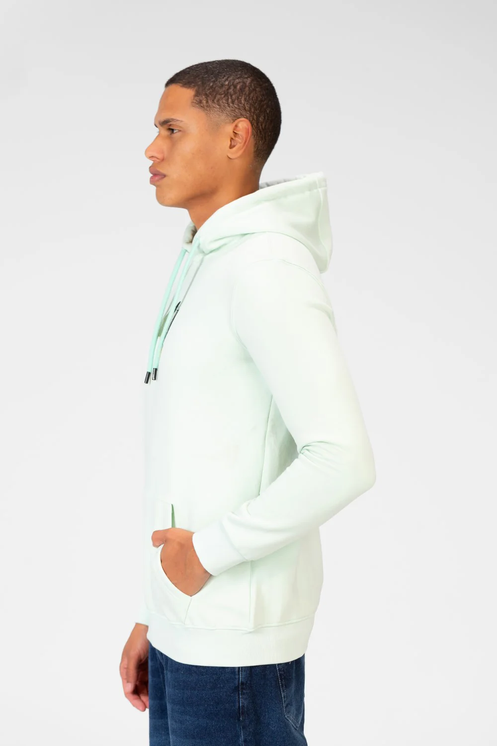 Men's Printed Hooded Sweatshirt With Front Pocket 1 - Image 11
