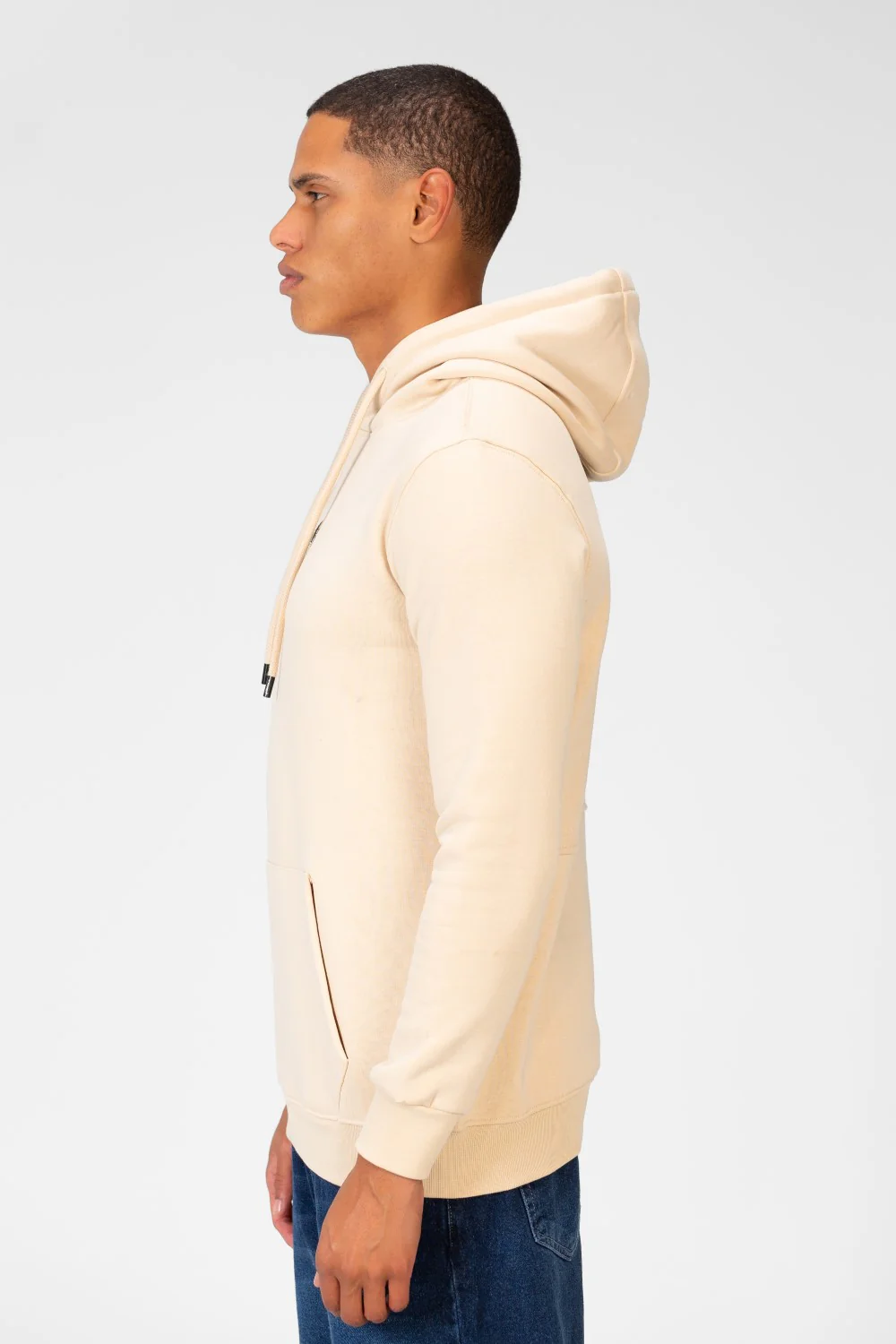 Men's Printed Hooded Sweatshirt With Front Pocket 1 - Image 3