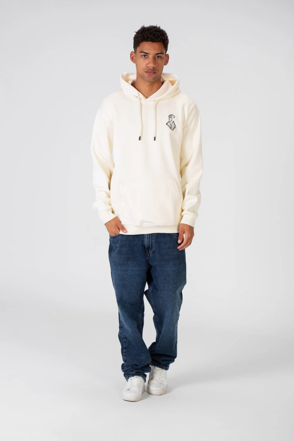Men's printed hooded Sweatshirt with front pocket - Image 12