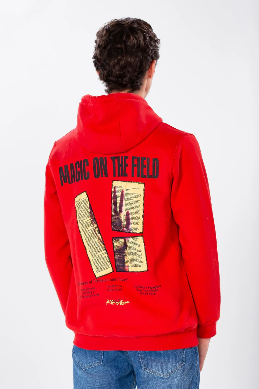 Men's Printed Hoodie Sweatshirt In Comfortable Cut - Image 5