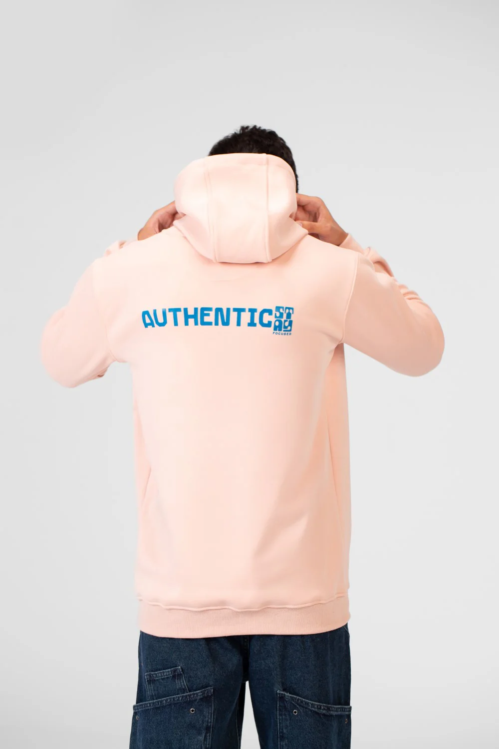 Men's Printed Hoodie Sweatshirt With Front Pocket In Practical Material - Image 6