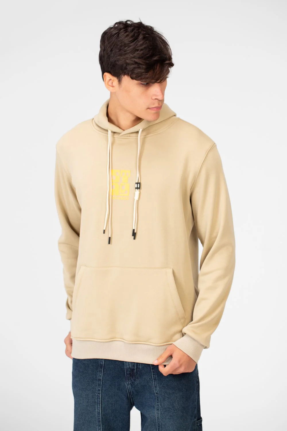 Men's Printed Hoodie Sweatshirt With Front Pocket In Practical Material - Image 9