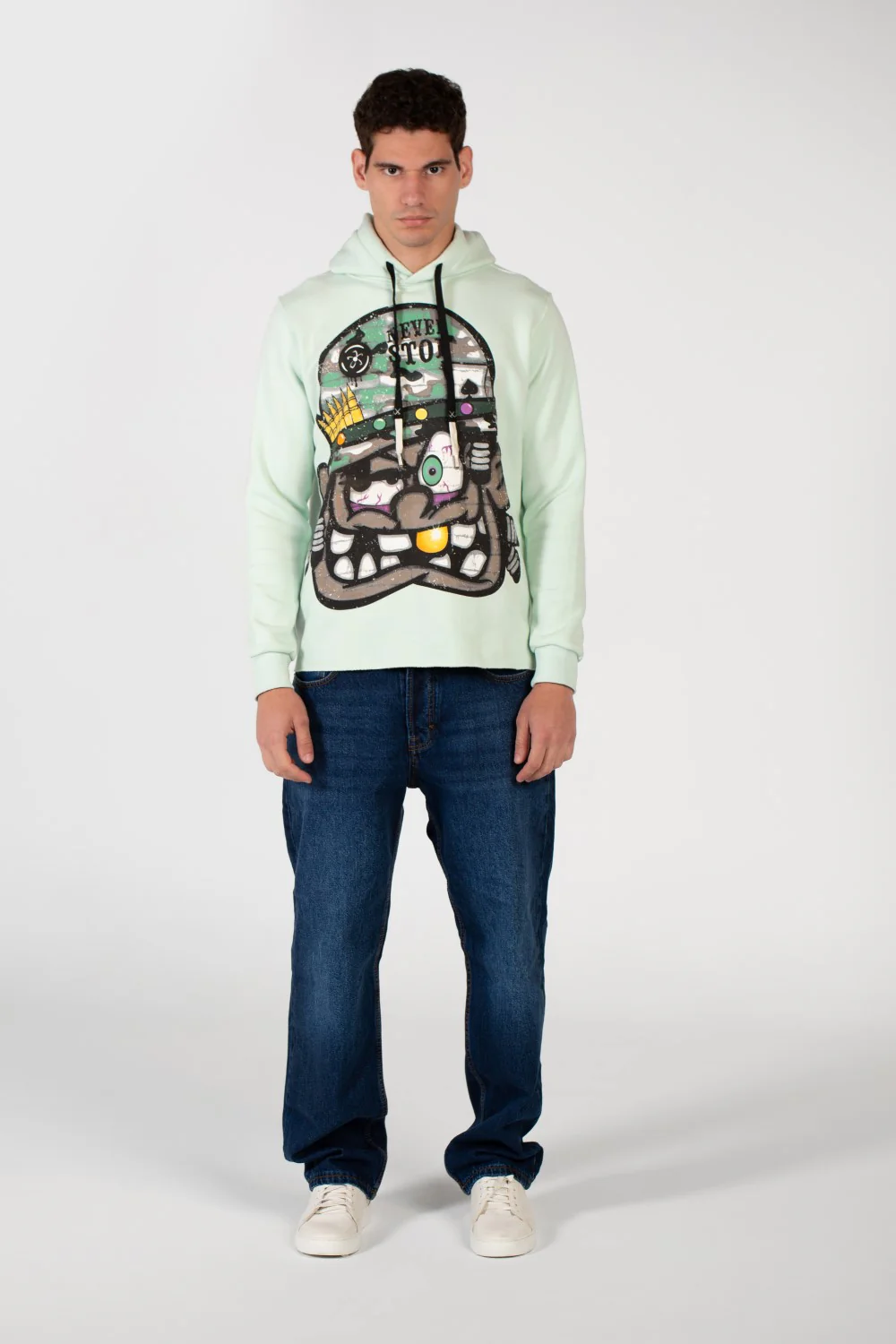 Men's Printed Long Sleeve Hoodie Sweatshirt - Image 12