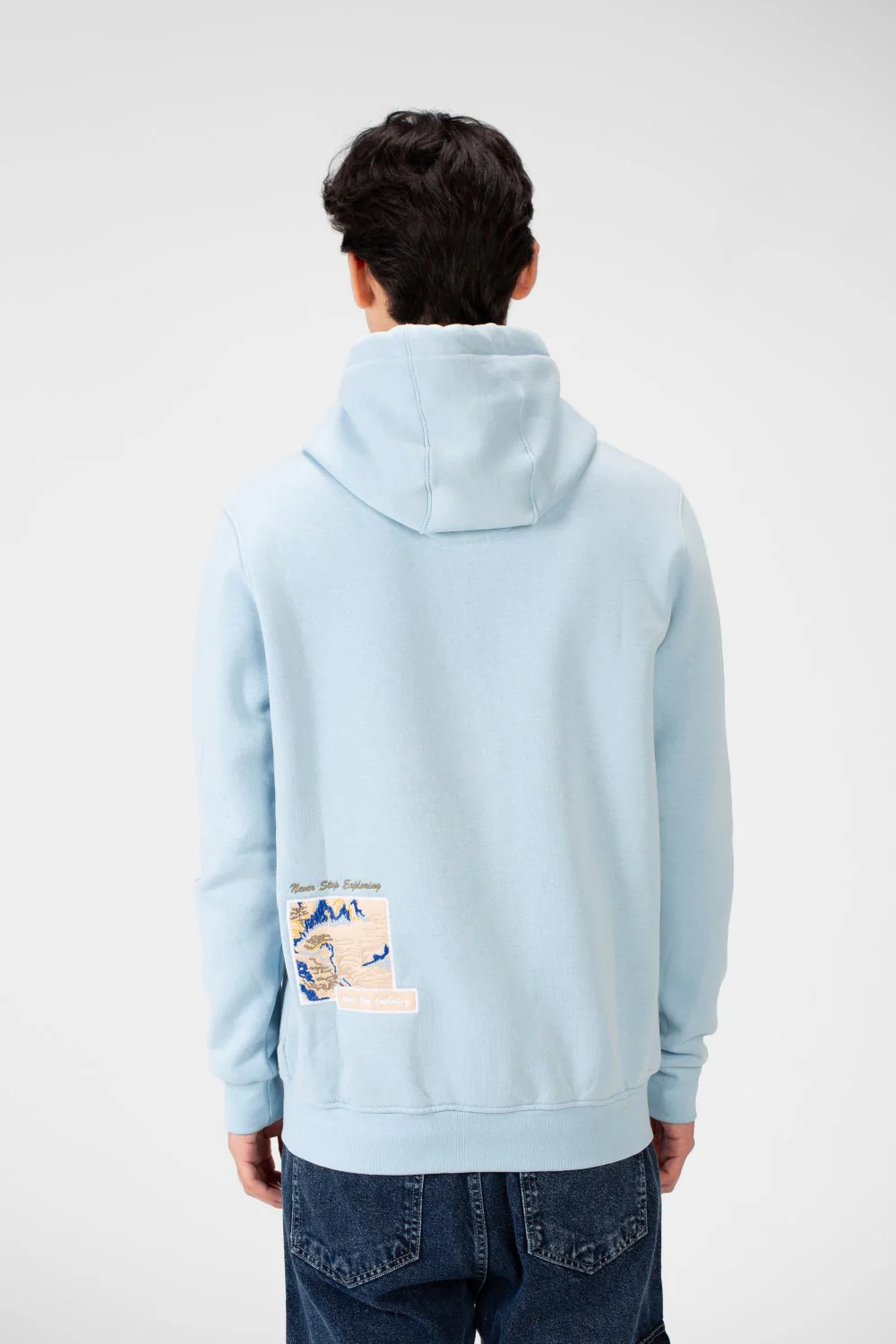 Men's Printed Long Sleeves Hooded Sweatshirt - Image 2