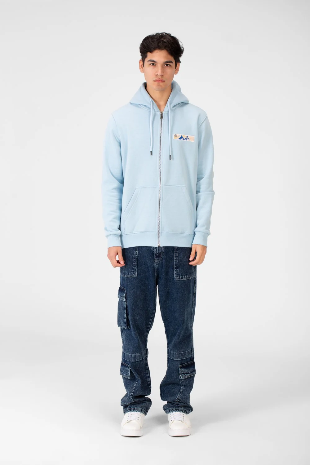 Men's Printed Long Sleeves Hooded Sweatshirt - Image 4