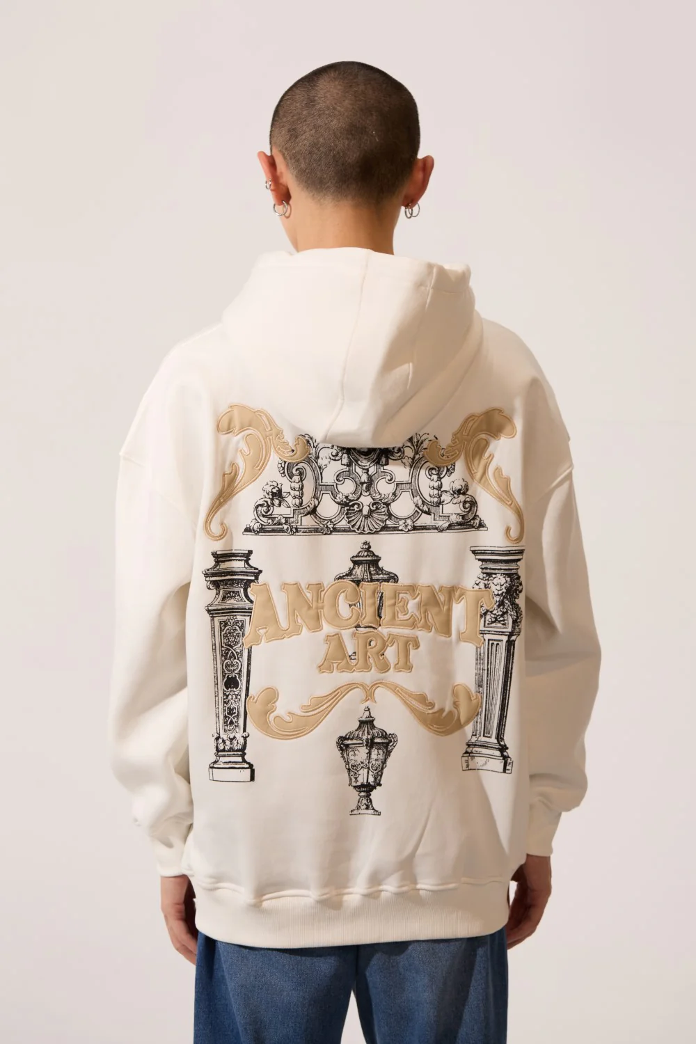Men's Printed Long Sleeves Slim Fit Hood Sweatshirt With Front Kangaroo Pocket - Image 10