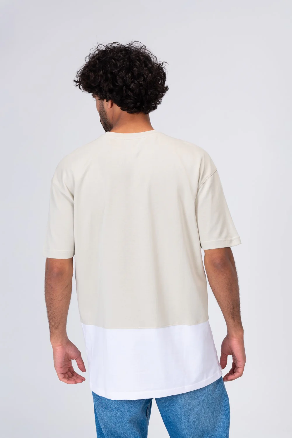 Mens Printed Long T-shirt With Unique Cut - Image 5