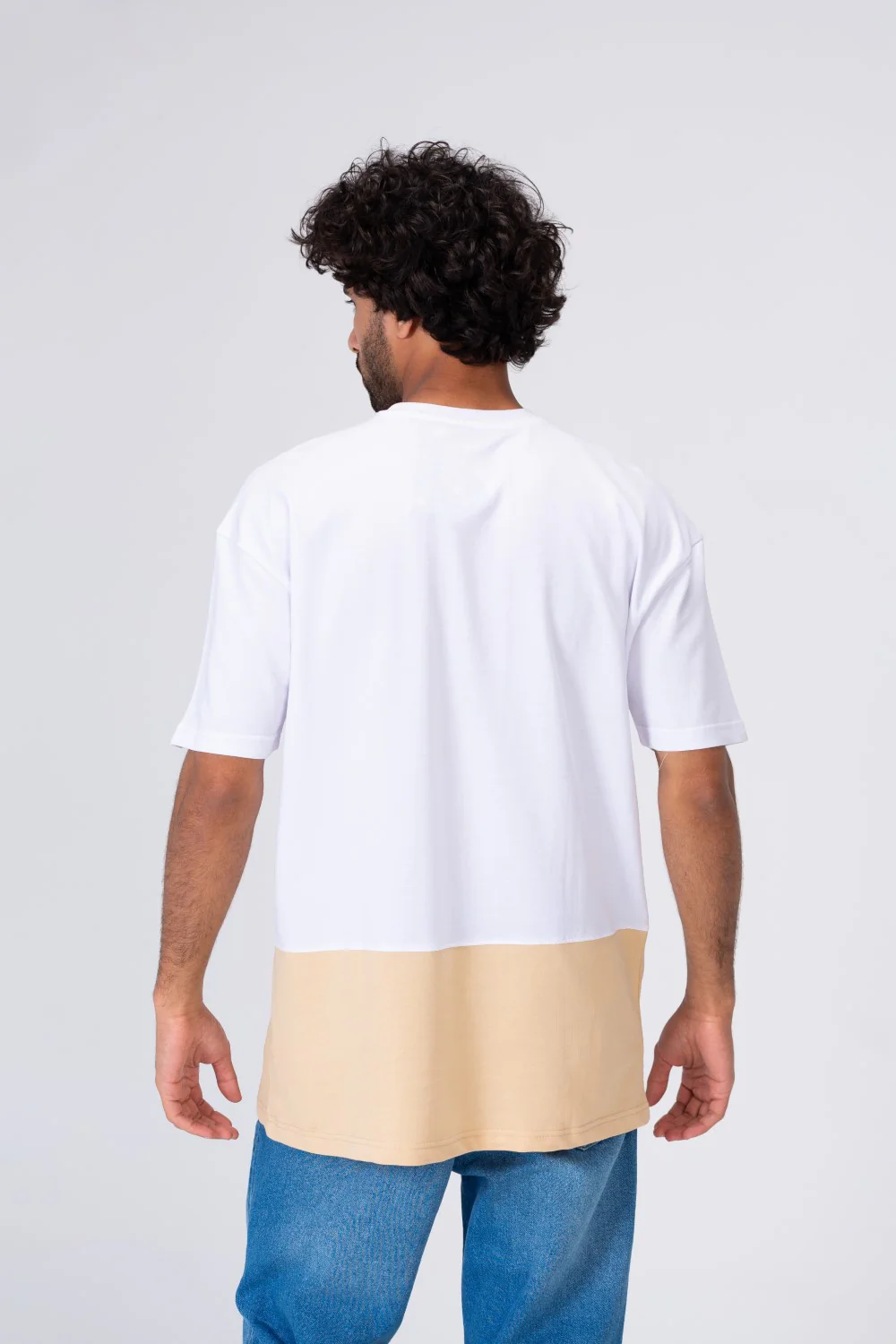 Mens Printed Long T-shirt With Unique Cut - Image 8