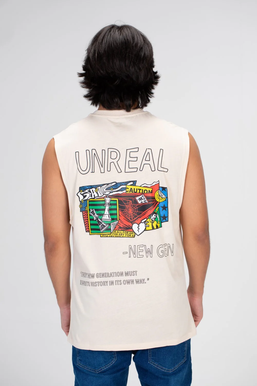 Men's Printed On The Front And Back Cut T-shirt With Summer Material And Colors - Image 11