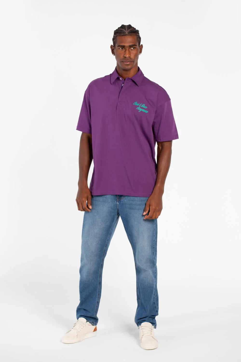 Men's Printed Regular Fit Bolivar Short Sleeve Comfortable Polo T-Shirt - Image 4