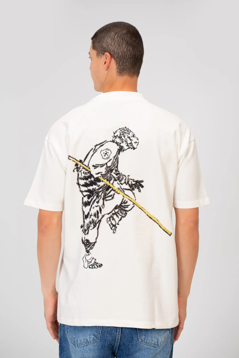 Men's Printed Regular Fit Summer Melton Crew Neck Half Sleeve T-Shirt - Image 10
