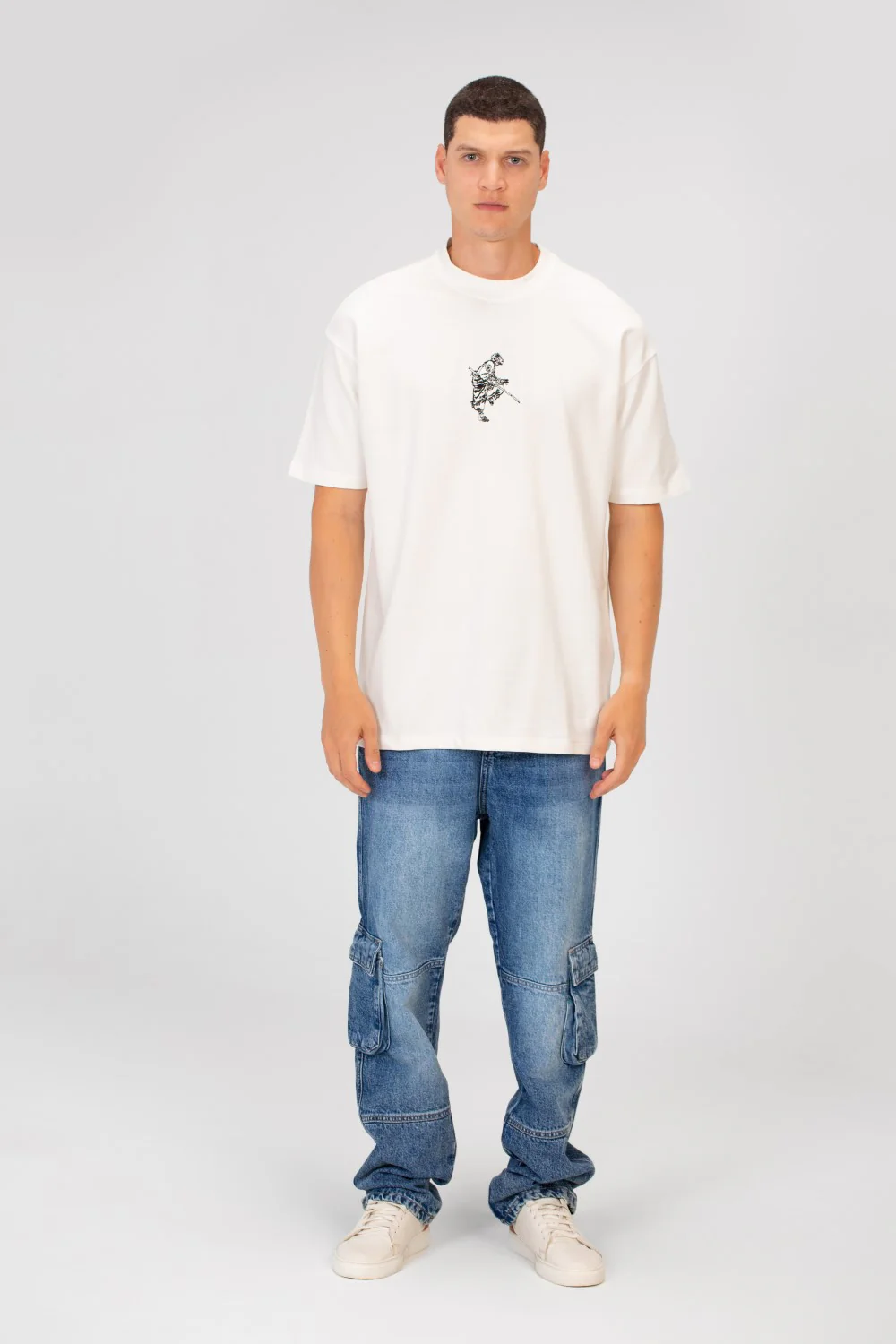 Men's Printed Regular Fit Summer Melton Crew Neck Half Sleeve T-Shirt - Image 12
