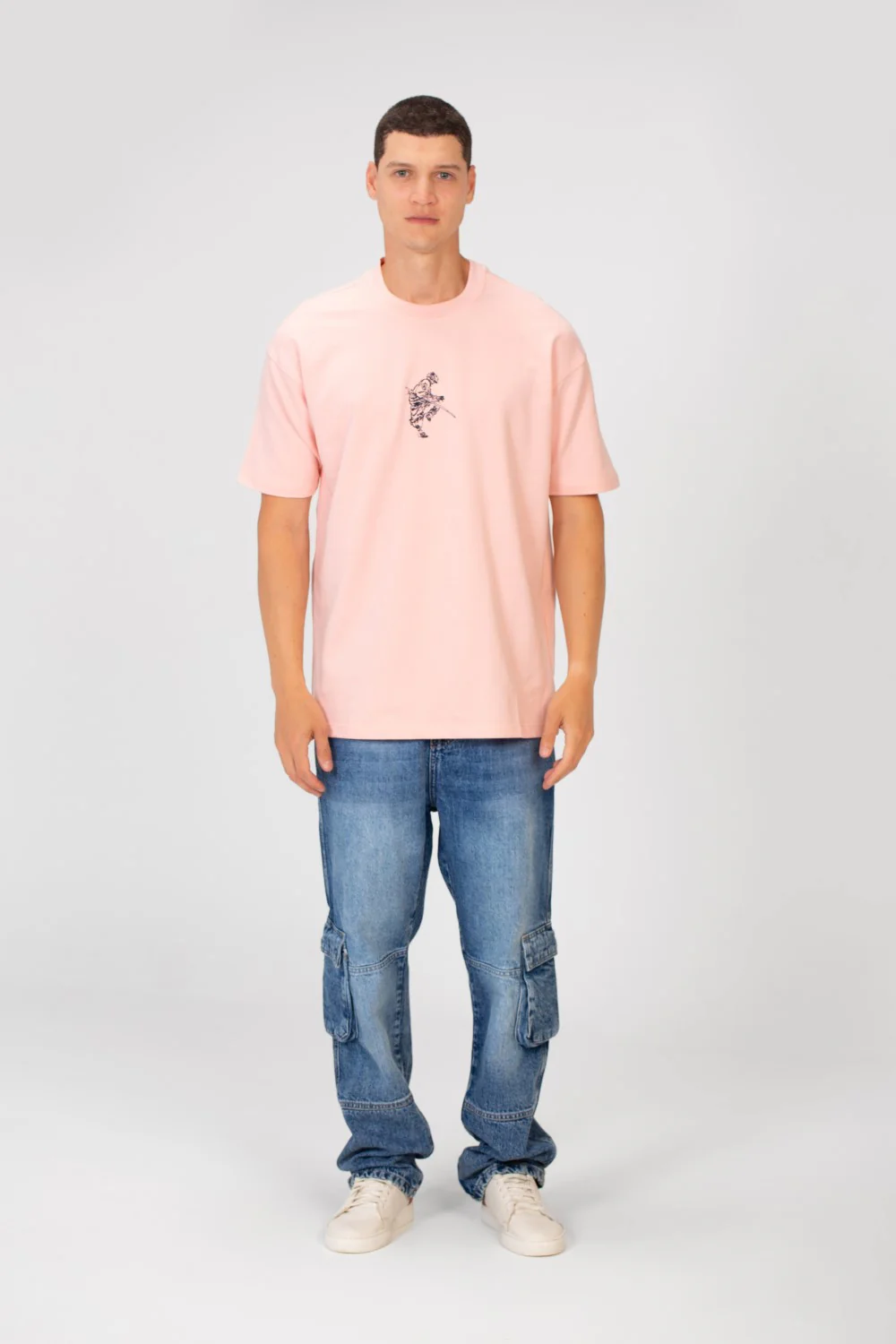 Men's Printed Regular Fit Summer Melton Crew Neck Half Sleeve T-Shirt - Image 8