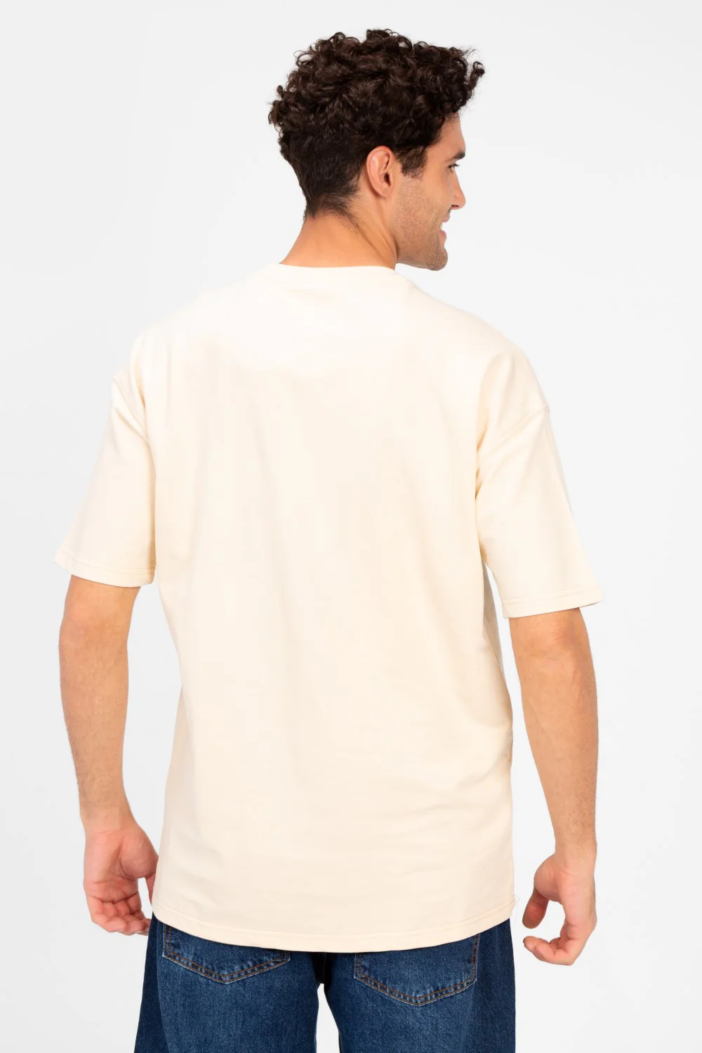 Men's Printed Round Neck Half Sleeve T-shirt - Image 2