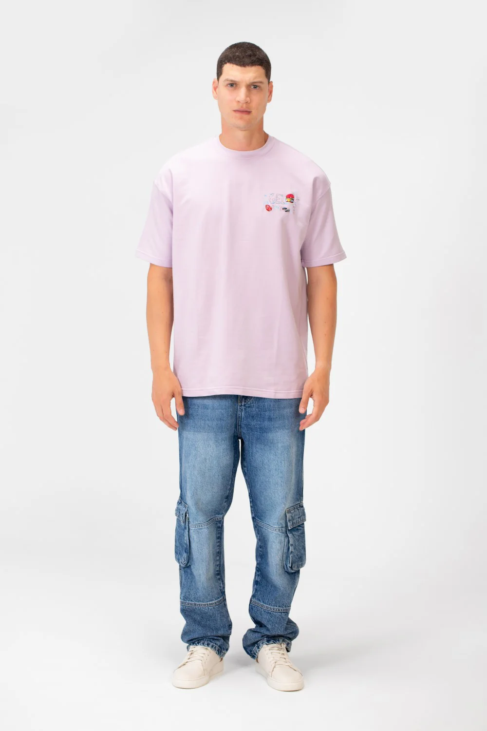 Men's Printed Round Neck Short Sleeve Summer Melton Regular Fit T-shirt - Image 8
