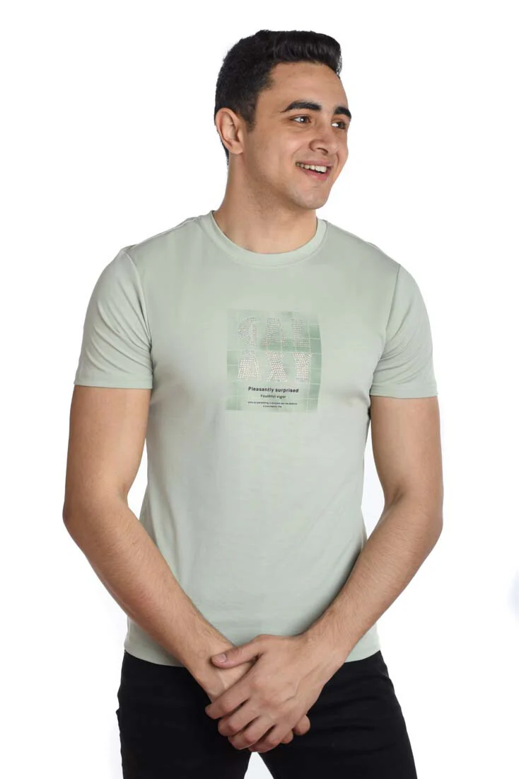 Men's Printed Slim Fit Cotton Men T-shirt - Image 3