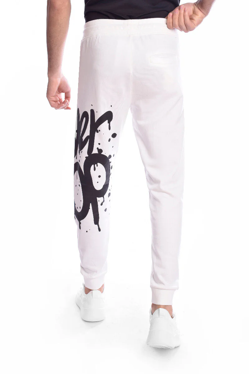 Men's Printed Slim Fit Elasticated Waist Sports Sweatpants - Image 5