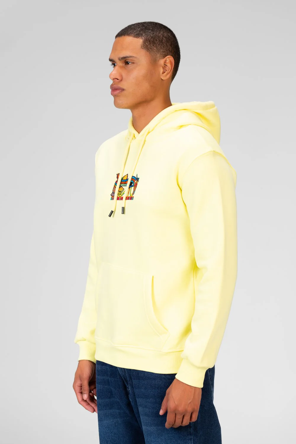 Men's Printed Slim Fit Sweatshirt With Front Pocket - Image 11