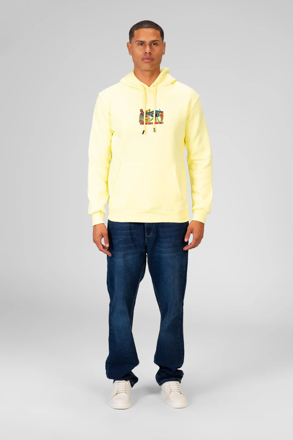 Men's Printed Slim Fit Sweatshirt With Front Pocket - Image 12