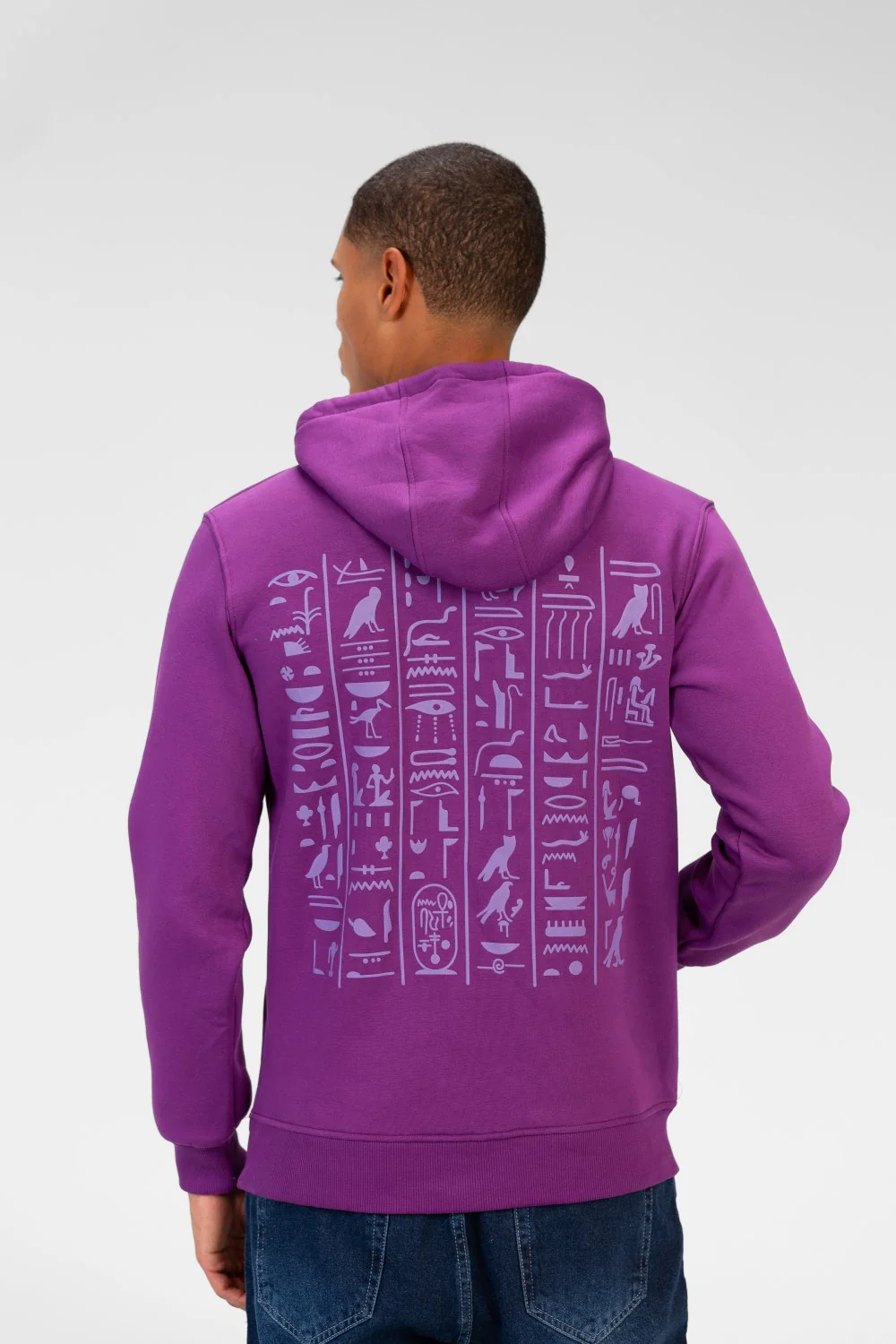 Men's Printed Slim Fit Sweatshirt With Front Pocket - Image 6