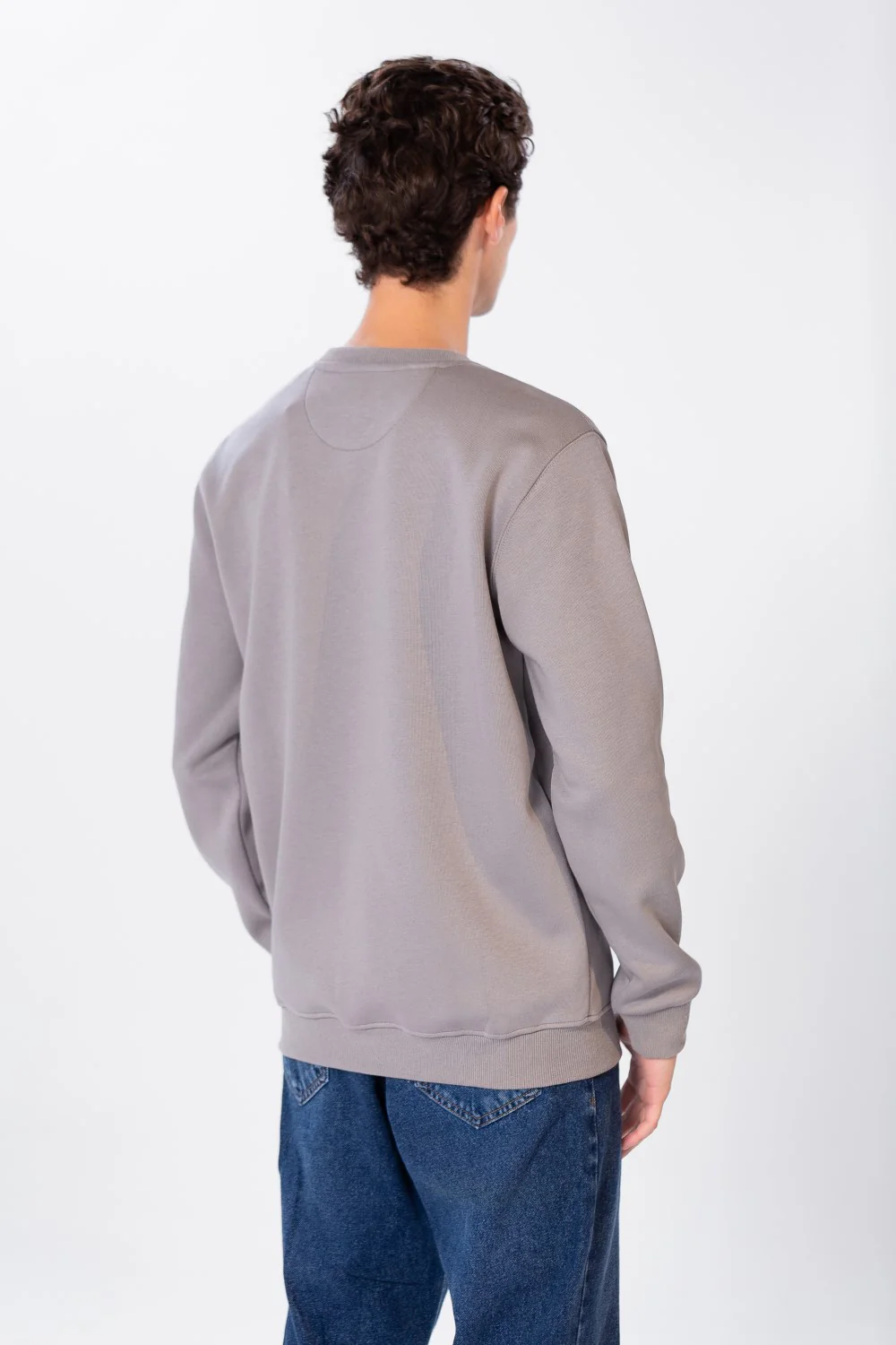 Men's Printed Sweatshirt With Crew Neck And Long Sleeves - Image 5