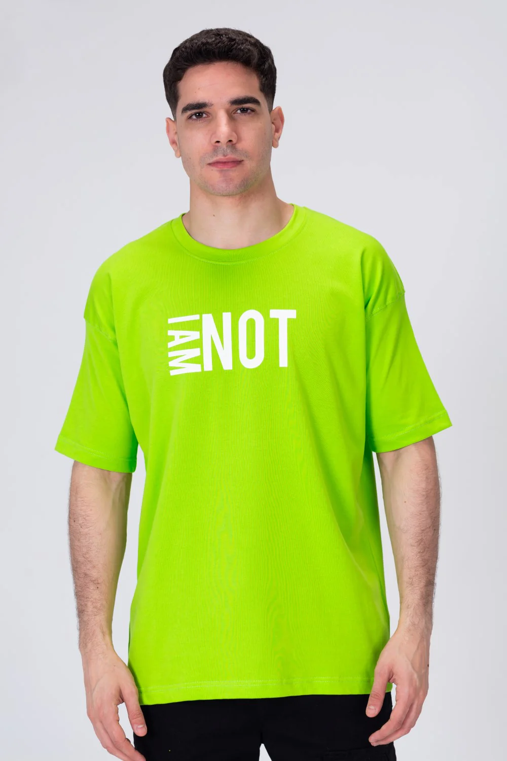 Mens Printed T-shirt With Round Neck