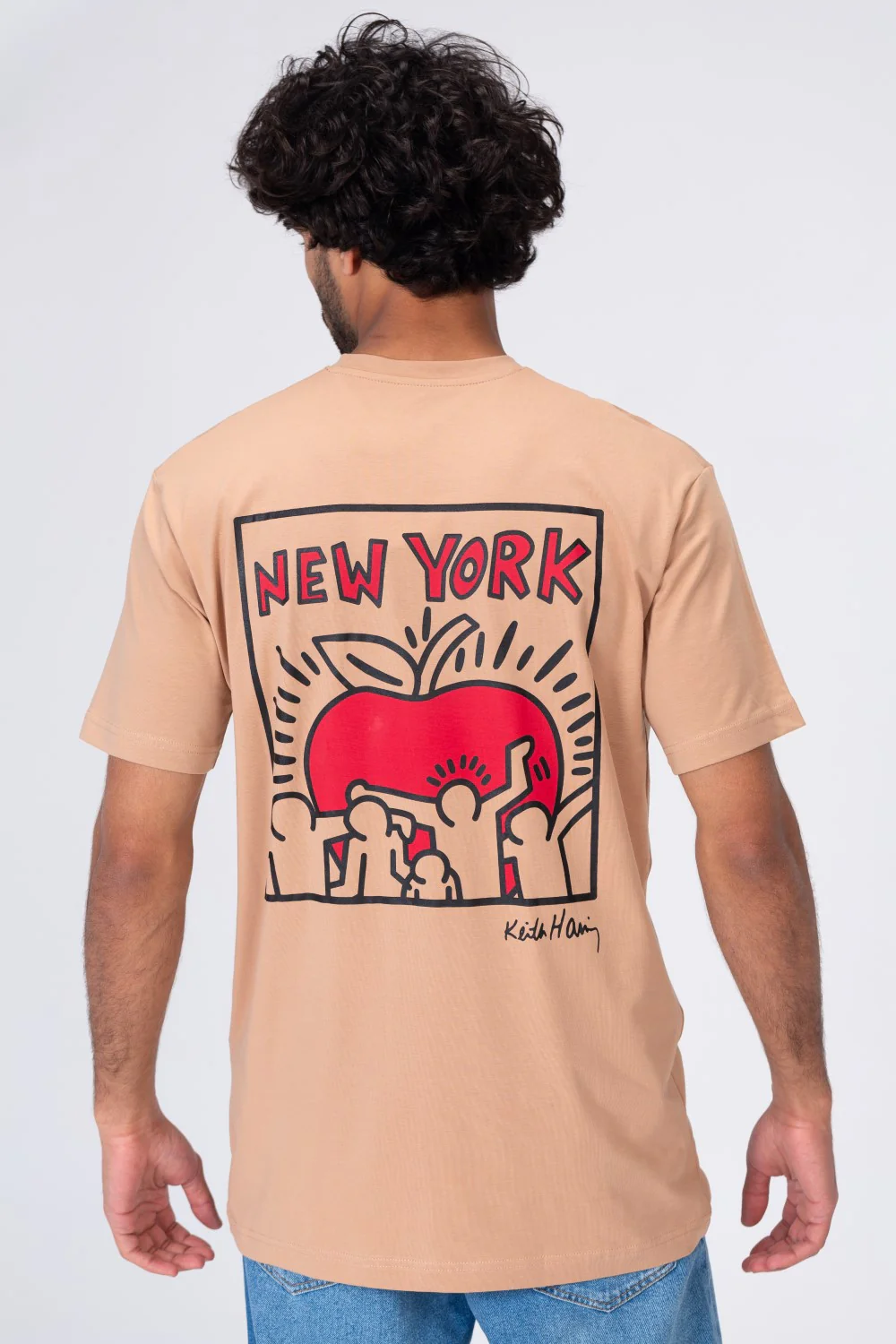 Mens Printed T-shirt With Short Sleeves And Rround Neck - Image 8