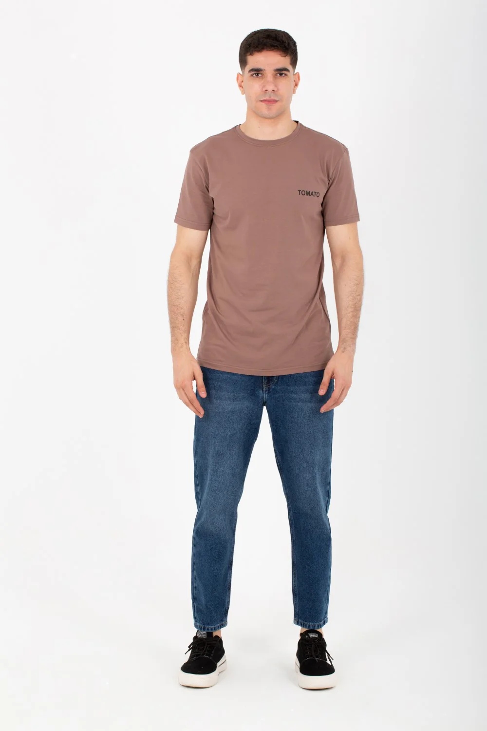 Mens Printed T-shirt With Single Lycra Material And Short Sleeves - Image 4