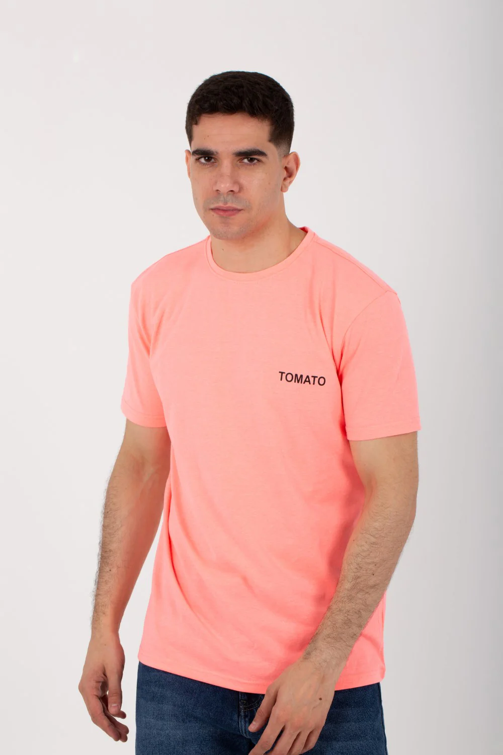 Mens Printed T-shirt With Single Lycra Material And Short Sleeves - Image 9
