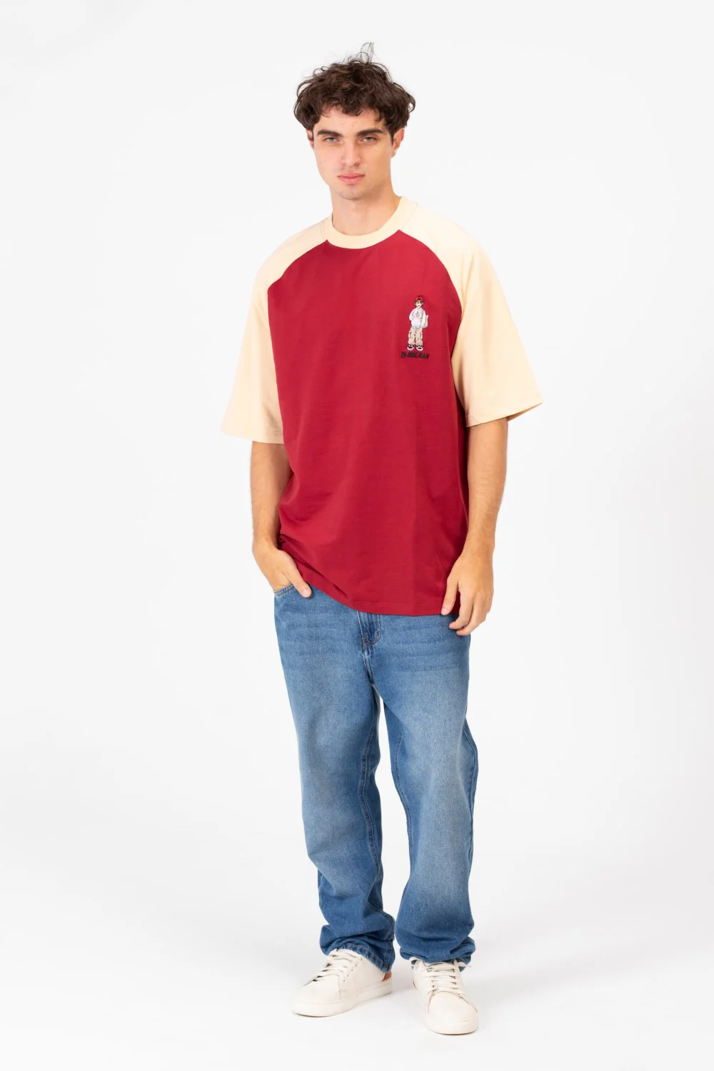 Men's Regular Fit Contrast Half Sleeve Printed T-Shirt - Image 12