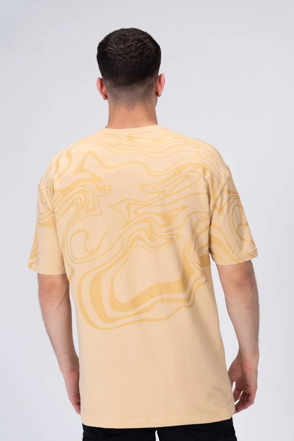 Mens Regular Fit Cotton Round Neck T-shirt - Image 2