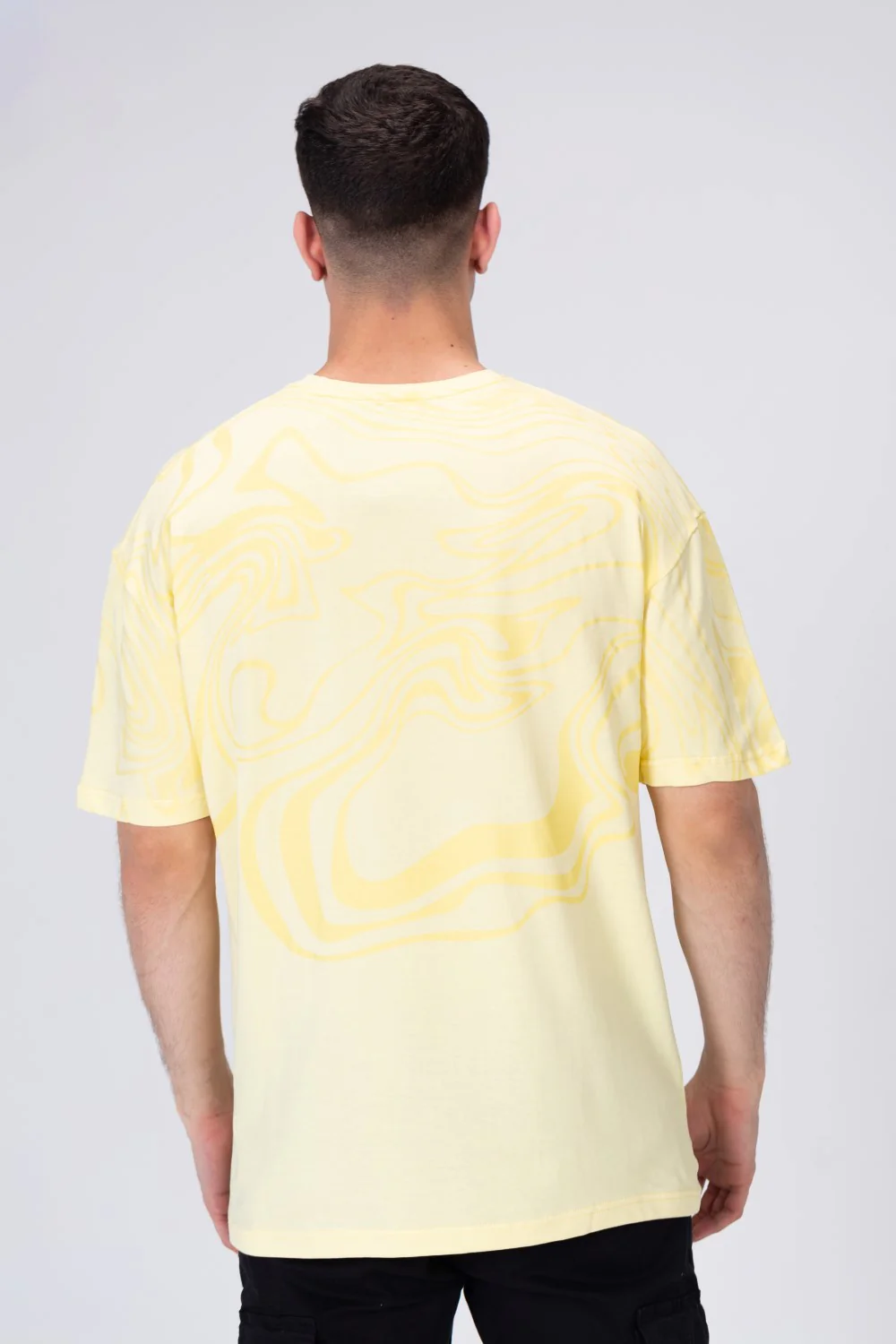 Mens Regular Fit Cotton Round Neck T-shirt - Image 5