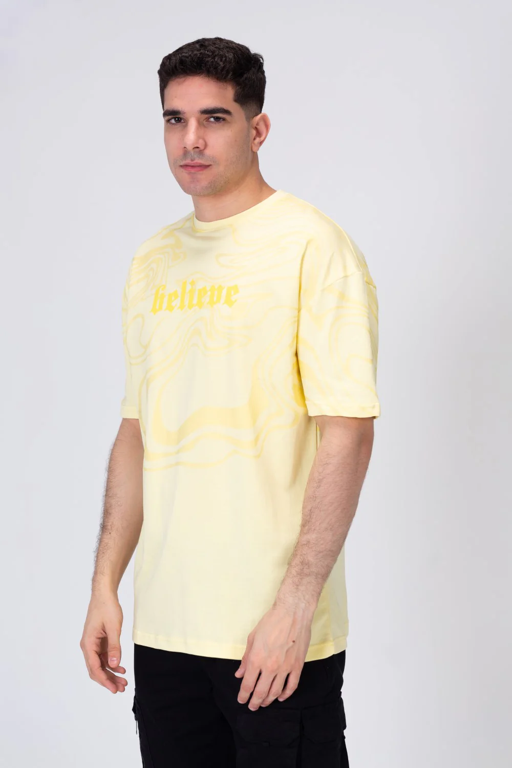 Mens Regular Fit Cotton Round Neck T-shirt - Image 6