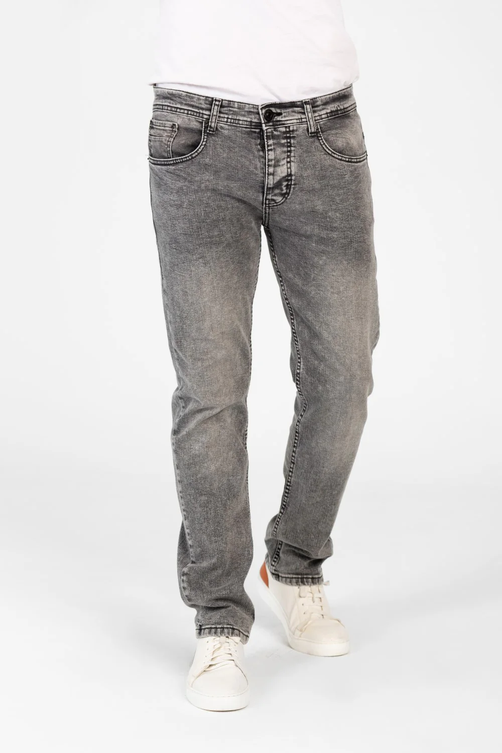 Men's Regular Fit Five Pocket Jeans Pants - Image 5
