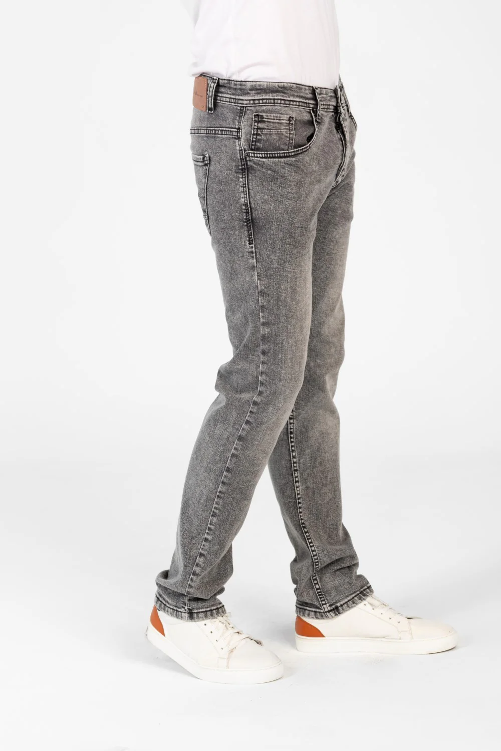 Men's Regular Fit Five Pocket Jeans Pants - Image 7