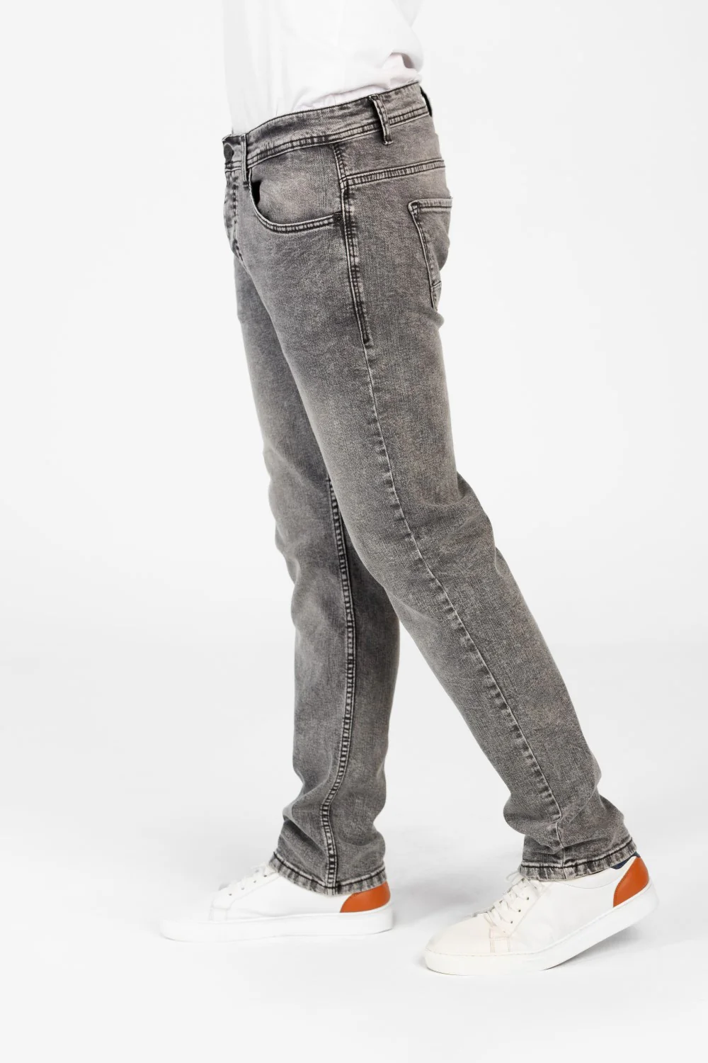 Men's Regular Fit Five Pocket Jeans Pants - Image 8