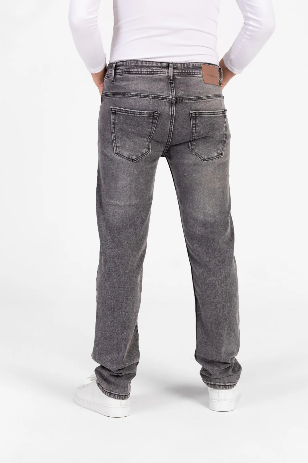 Men's Regular Fit Five Pocket Used Jeans Pants - Image 6