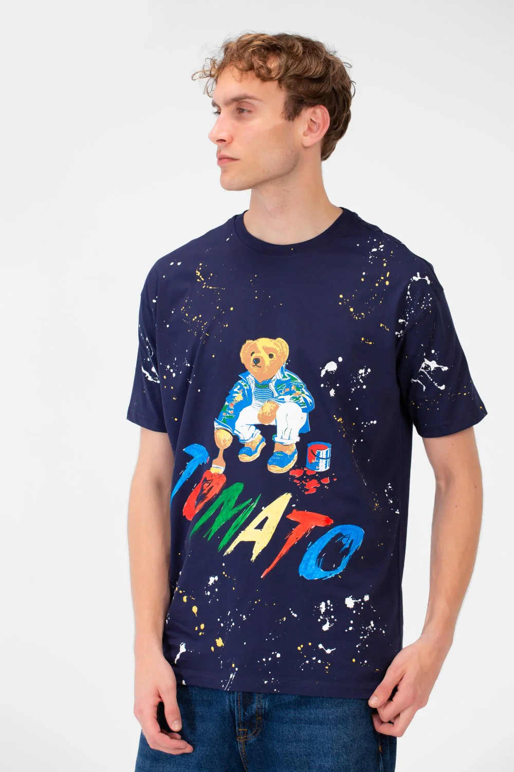 Men's Regular Fit Graphic Print Short Sleeve Crew Neck T-Shirt - Image 3