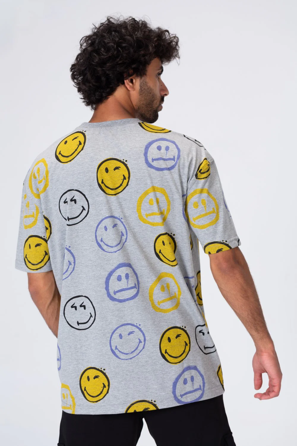 Mens Regular Fit Half Sleeves T-shirt With Wink Print - Image 2