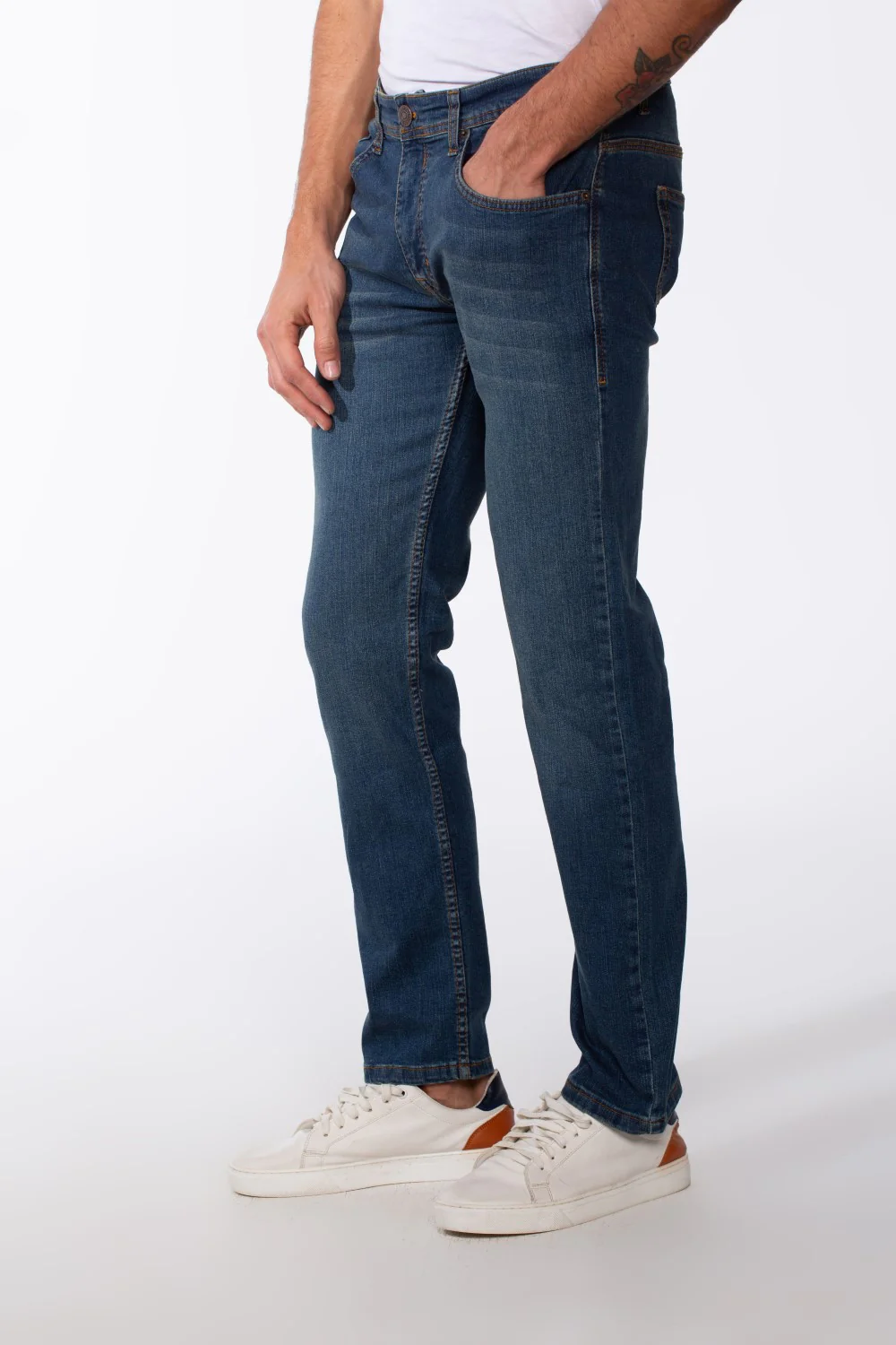 Men's Regular Fit Jeans Used Pants With Pockets - Image 11