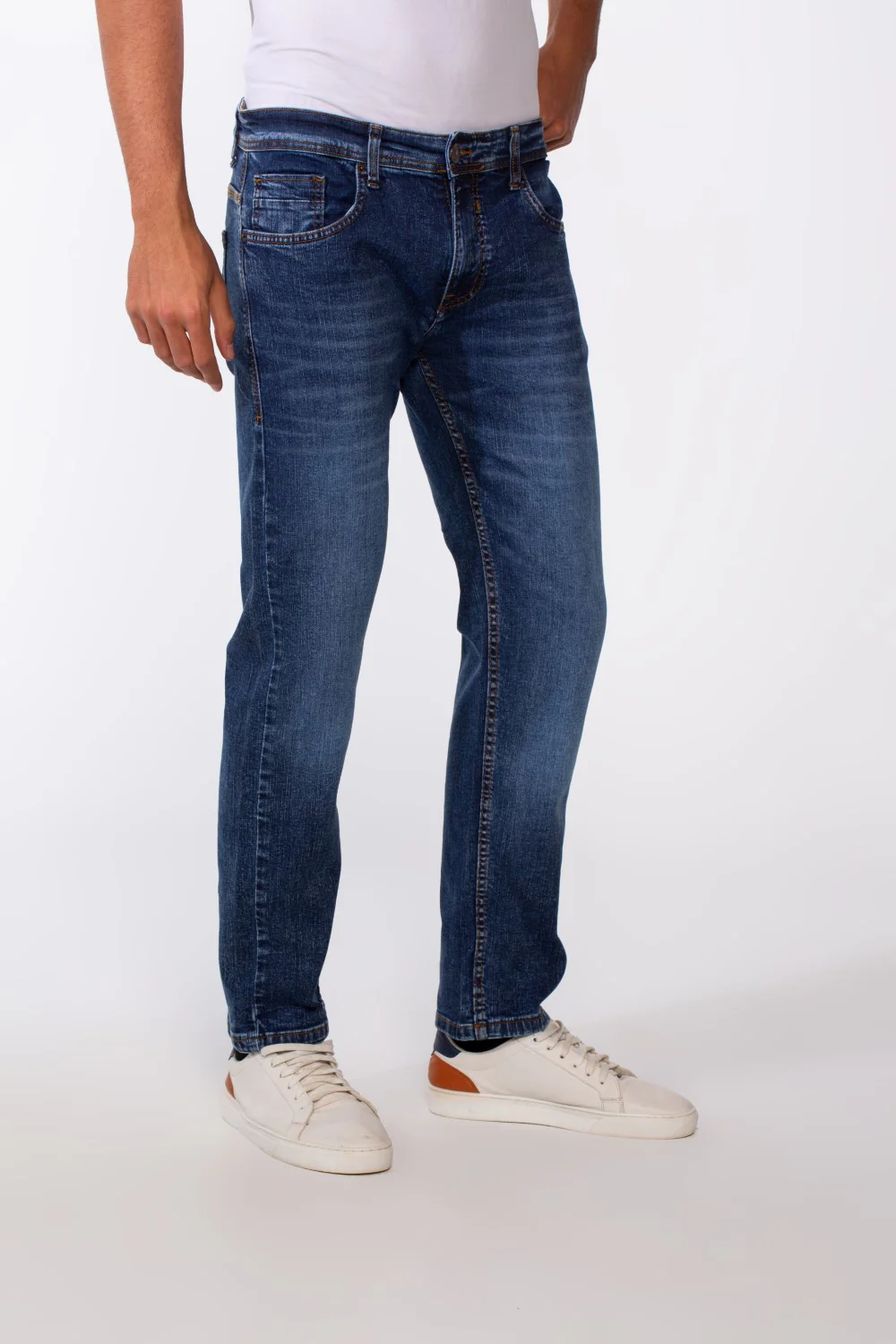 Men's Regular Fit Jeans Used Pants With Pockets - Image 32