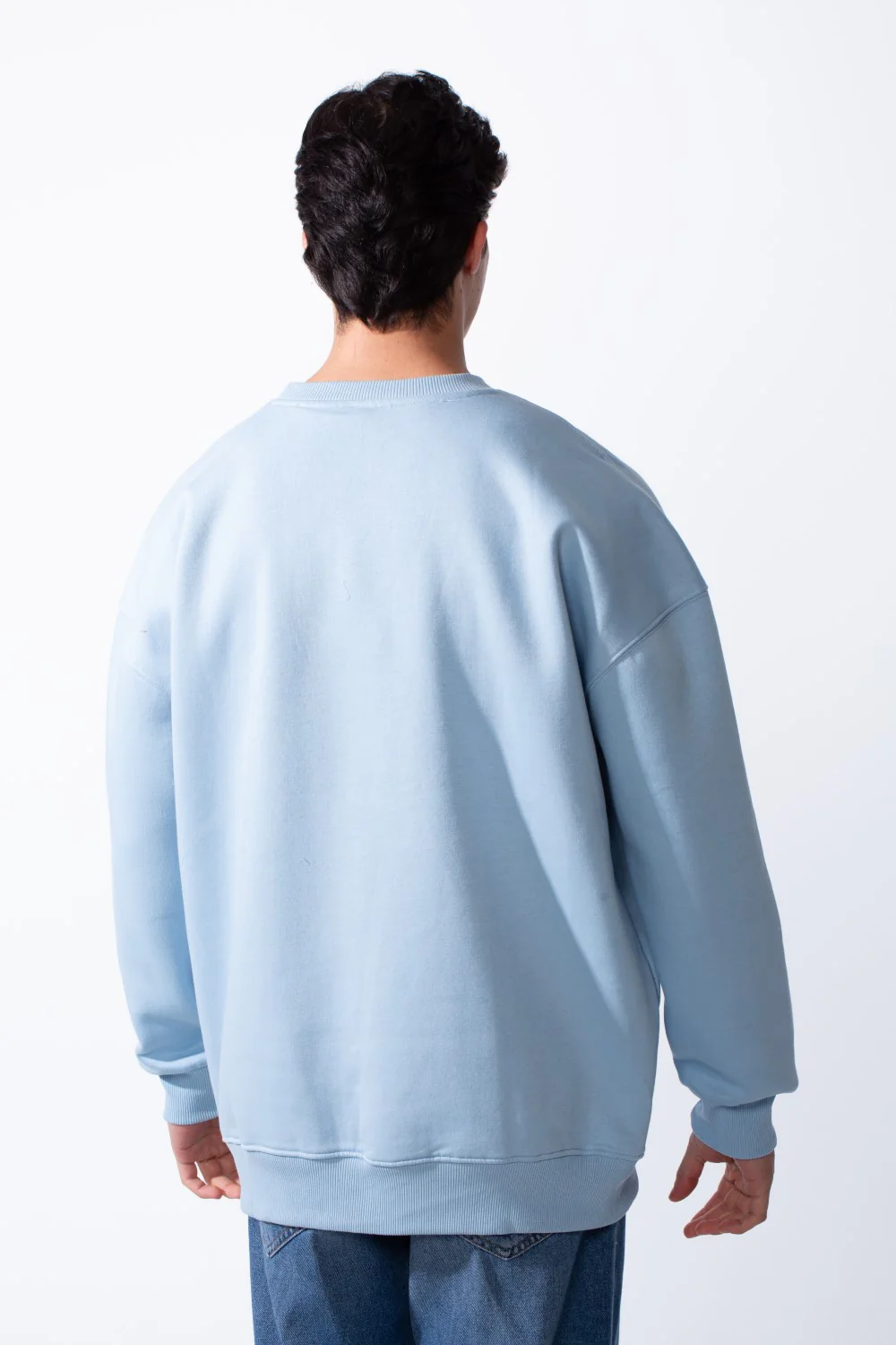 Men's Regular Fit Long Sleeve Crew Neck Kangaroo Pocket Knit Comfortable Melton Sweatshirt - Image 10