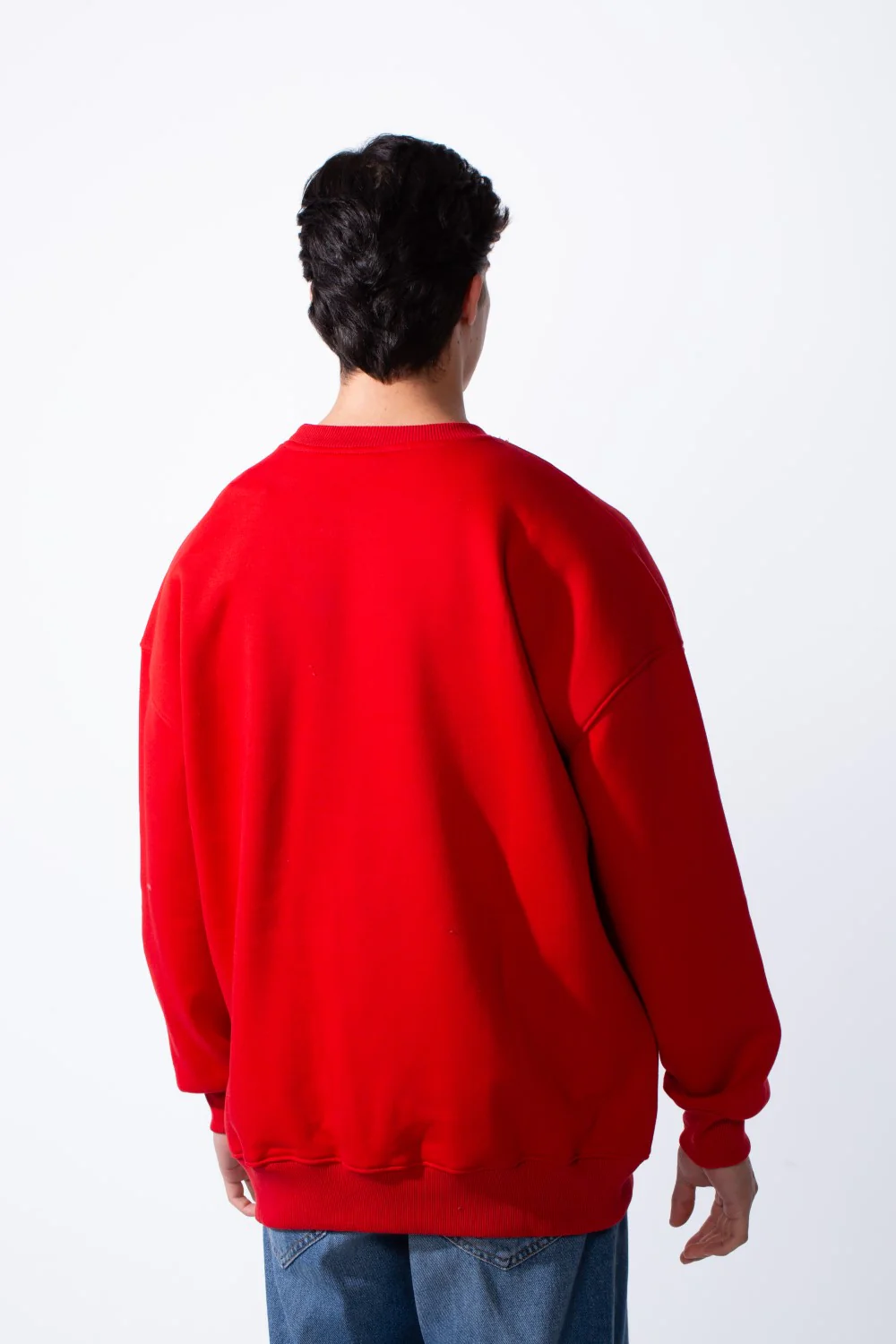 Men's Regular Fit Long Sleeve Crew Neck Kangaroo Pocket Knit Comfortable Melton Sweatshirt - Image 18