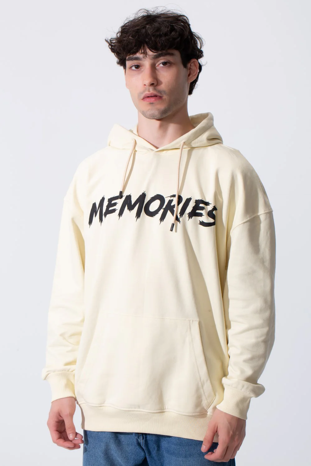 Men's Regular Fit Long Sleeves Hood Sweatshirt With A Memories Print - Image 13