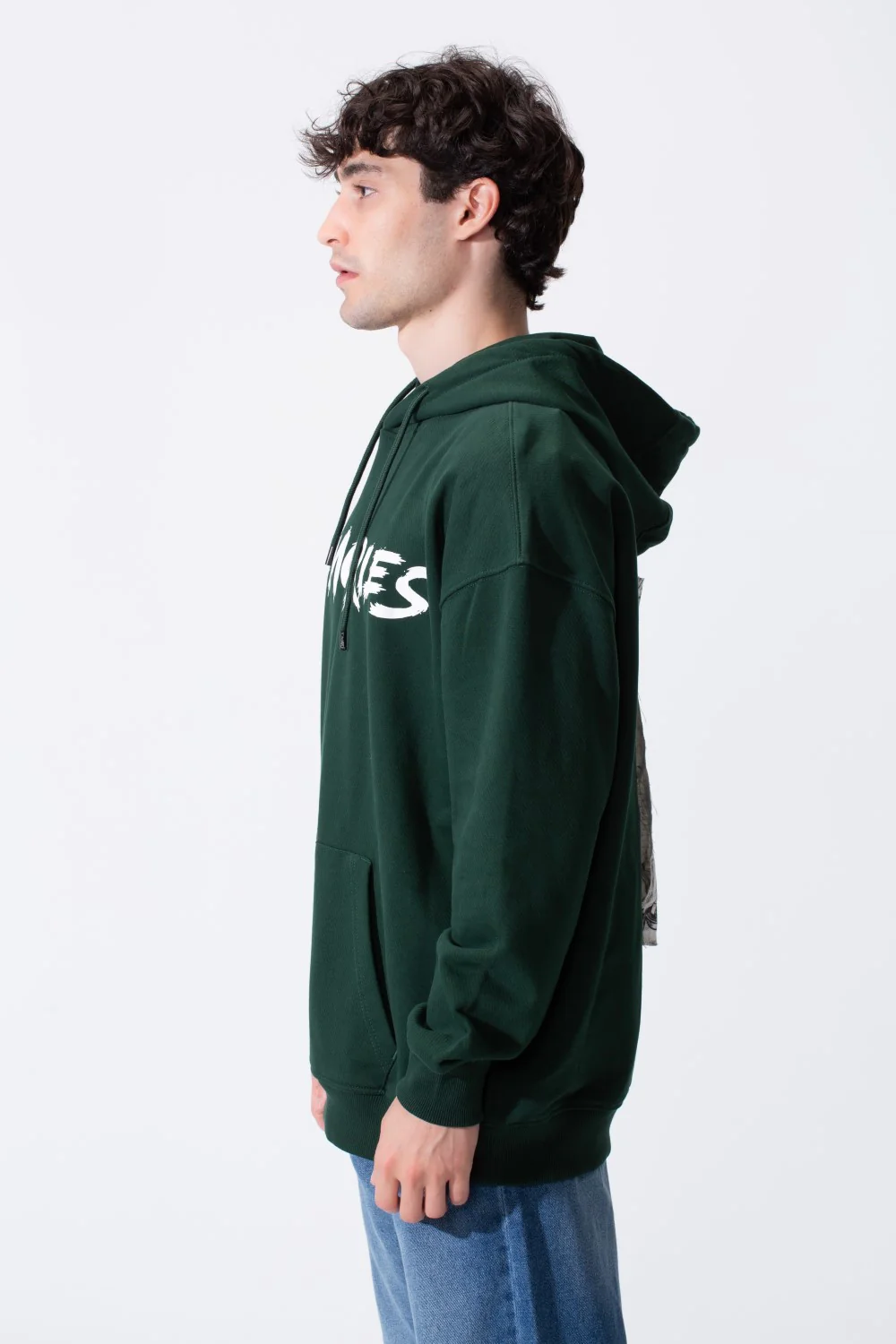 Men's Regular Fit Long Sleeves Hood Sweatshirt With A Memories Print - Image 7