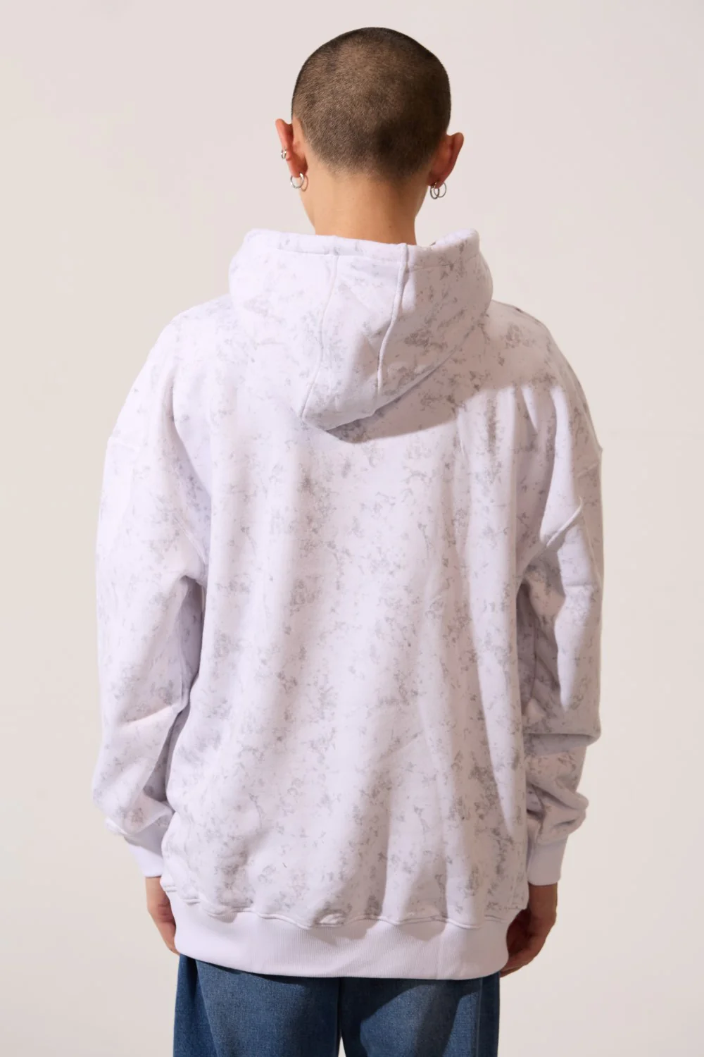 Men's Regular Fit Milton Acid Wash Hoodie Sweatshirt - Image 10